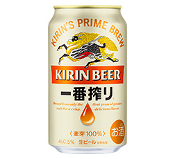 「キリン一番搾り生ビール」350ml・缶 商品画像