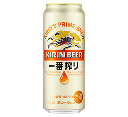 「キリン一番搾り生ビール」500ml・缶 商品画像