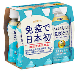 「キリン　おいしい免疫ケア」100ml・ペットボトル6本パック 商品画像