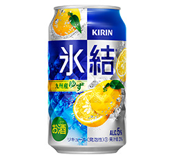 「キリン 氷結® 九州産ゆず」350ml・缶 商品画像