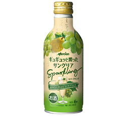 「ギュギュッと搾ったサングリア　スパークリング　白ワイン×白ぶどう&ラフランス」商品画像