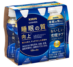 「キリン おいしい免疫ケア 睡眠」 100ml・ペットボトル6本パック 商品画像