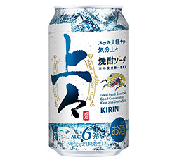 「キリン 上々 焼酎ソーダ」350ml・缶 商品画像