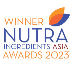 「Nutralngredients-Asia Awards」受賞ロゴ