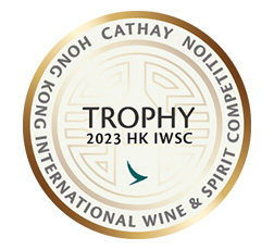 「香港インターナショナル・ワイン&スピリッツ・コンペティション」トロフィー ロゴ