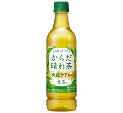 「キリン 生茶 からだ晴れ茶」525ml・ペットボトル 商品画像