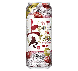 「キリン 上々 焼酎ソーダ 梅」500ml・缶 商品画像