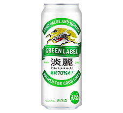 「淡麗グリーンラベル」500ml・缶 商品画像