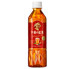 「キリン 午後の紅茶 ストレートティー」500ml・ペットボトル 商品画像