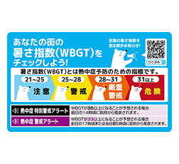 「温度計付きカ―ド」裏