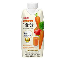 「キリン おいしい免疫ケア 野菜と果物 1食分」商品画像