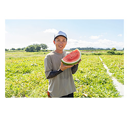 尾花沢すいか農家 押切駿介様