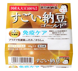 「すごい納豆ゴールド プラズマ乳酸菌たれ付」商品画像