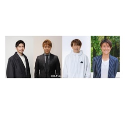 元SAMURAI BLUE（日本代表）柏木陽介さん、柿谷曜一朗さん、元なでしこジャパン（日本女子代表）宮間あやさん、近賀ゆかりさん