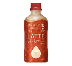 「キリン 生茶 AUTUMN TEA LATTE ほうじ茶ラテ」400ml・ペットボトル 商品画像