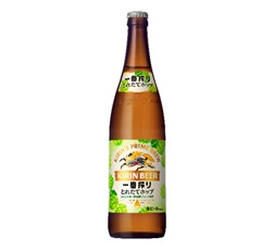 「キリン一番搾り とれたてホップ生ビール（期間限定）」大びん 商品画像