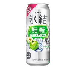「キリン 氷結®無糖 グリーンアップル ALC.7%（期間限定）」500ml・缶 商品画像
