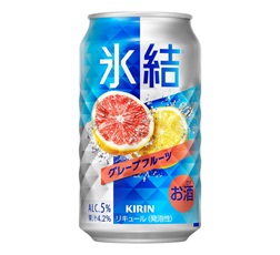 「キリン 氷結® グレープフルーツ」350ml・缶 商品画像