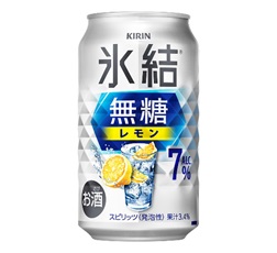 「キリン 氷結®無糖 レモン ALC.7％」350ml・缶 商品画像
