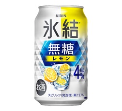 「キリン 氷結®無糖 レモン ALC.4％」350ml・缶 商品画像