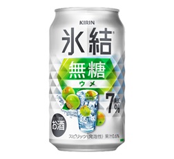 「キリン 氷結®無糖 ウメ ALC.7％」350ml・缶 商品画像