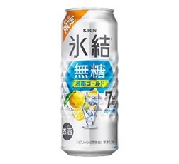 「キリン 氷結®無糖 湘南ゴールド ALC.7%（期間限定）」500ml・缶 商品画像