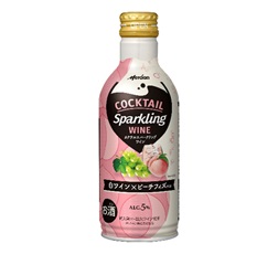 「カクテルスパークリングワイン 白ワイン×ピーチフィズ」290ml・缶 商品画像