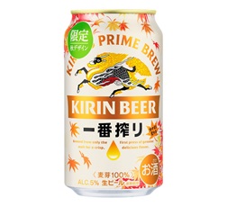 「一番搾り 限定秋示温インキデザイン缶」350ml 商品画像