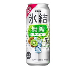 「キリン 氷結®無糖 キウイ ALC.7％（期間限定）」500ml・缶 商品画像