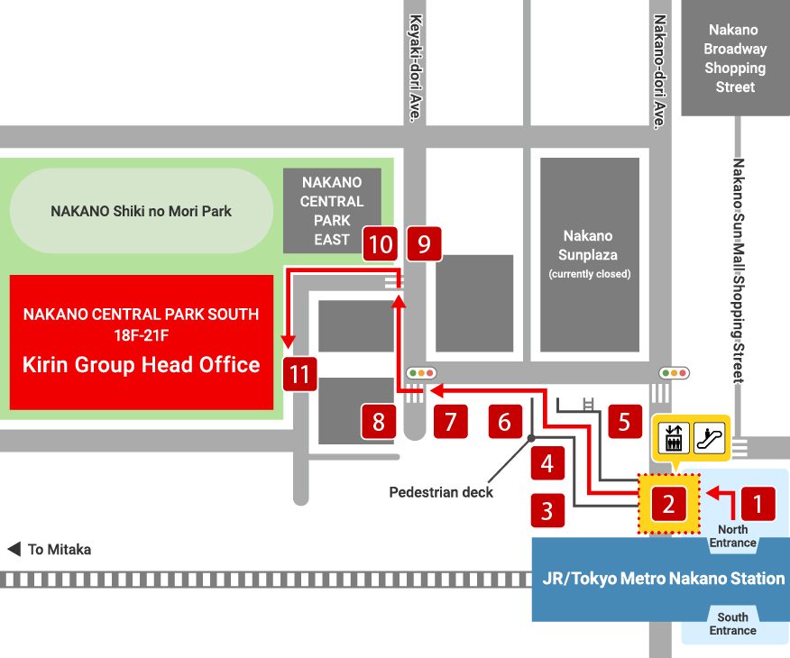 Destination Route Map