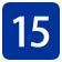 15 Go straight until you reach a crosswalk with a traffic signal (the second one).