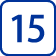 15 Go straight until you reach a crosswalk with a traffic signal (the second one).