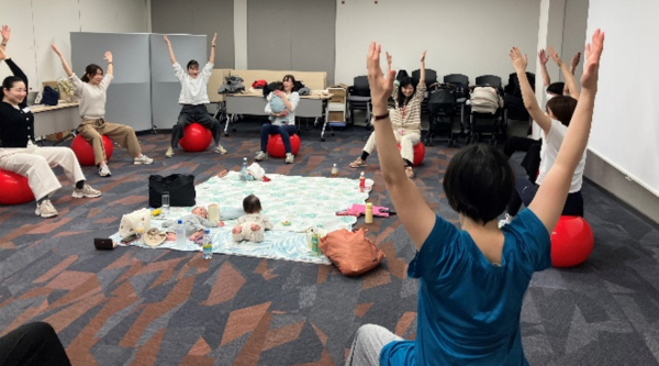 産後ケア教室の様子